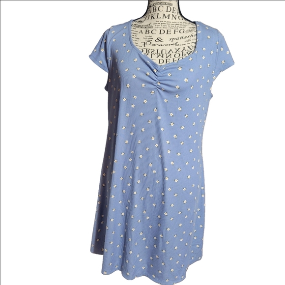 No Boundaries Dresses & Skirts - Nobo XL rib knit mini dress square neck Short sleeves